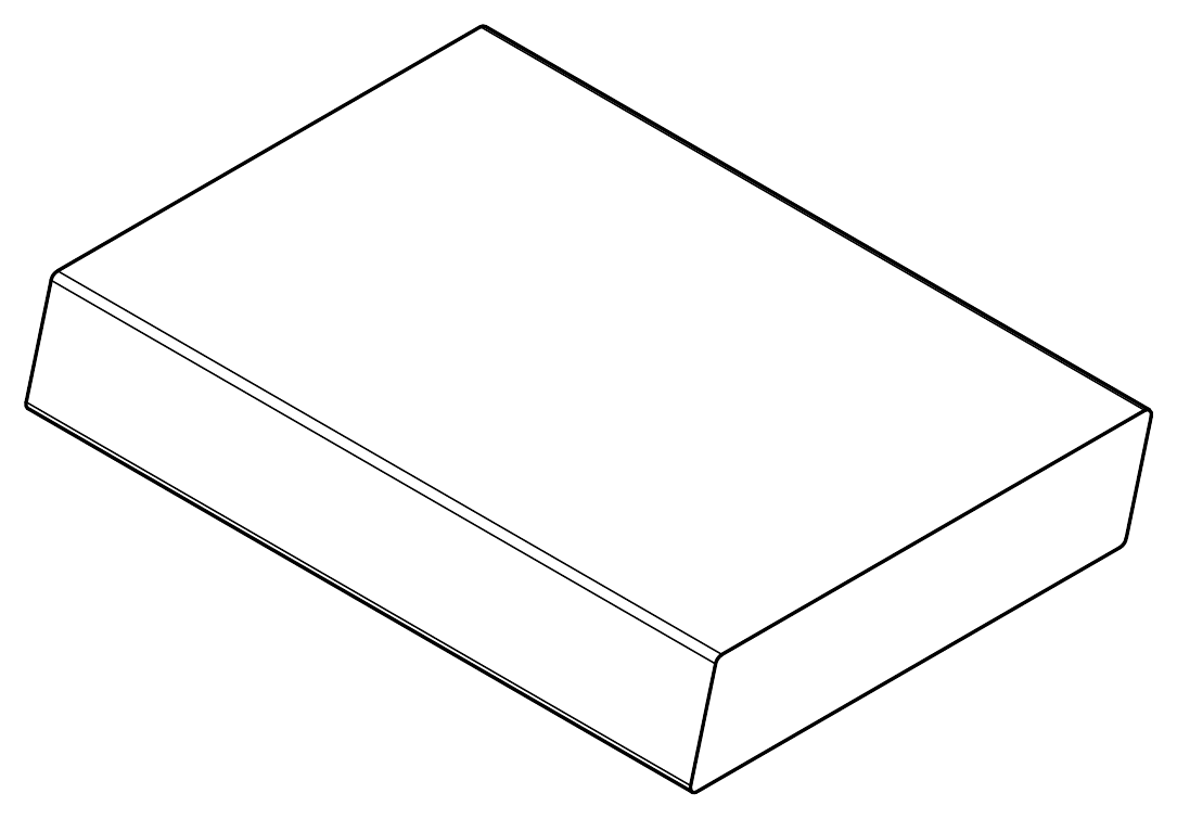 Vista 3D del profilo RO15 32×150